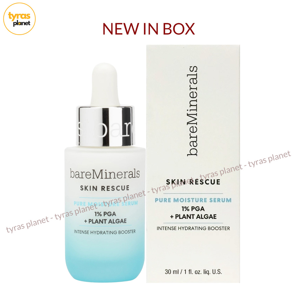 BAREMINERALS Skin Rescue Fresh Potent Pure Moisture Serum 1oz -30mL NEW
